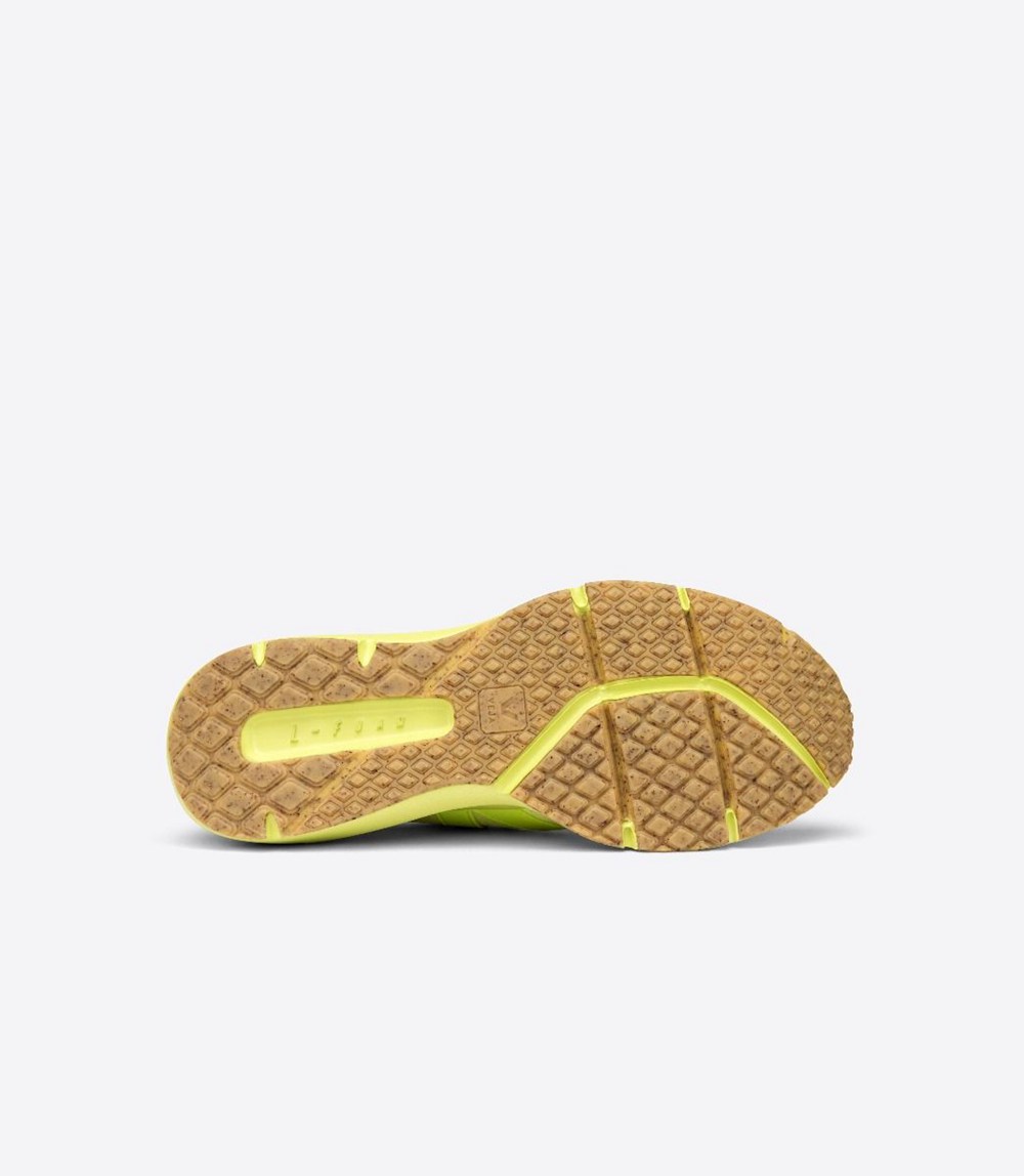 Veja Trainers Womens Yellow - V-knit X Rick Owens - XBJK-42870